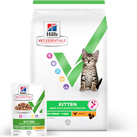Multi-Benefit Kitten Cat Food Packshot